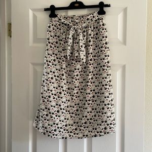 MIDI Skirt w/ Fun Print